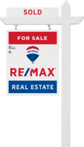 RE/MAX Yard Sign Sold